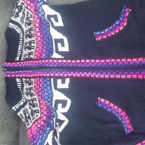 A Real Lama Wool Zip Up Hooded Jacket